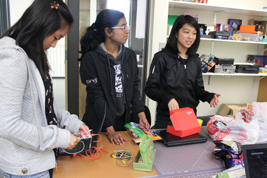 3 graduates preparing content for STEMCademy